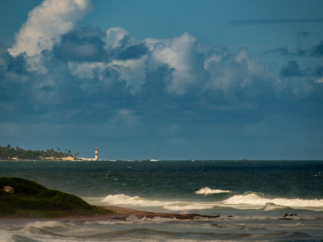 Itapuã Red and White Lighthouse